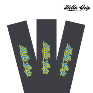 Шкурка за скейтборд / тротинетка Hella Grip Yellow Blue
