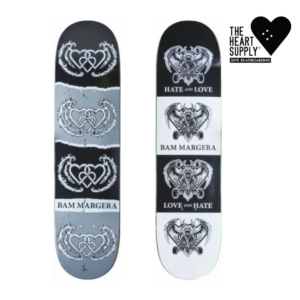 Дъска за скейтборд Heart Supply Bam Margera 8" - всички...